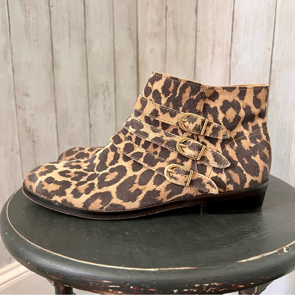 Latigo Passion Suede Leopard Booties